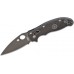 Нож складной Manix 2 Spyderco C101PBBK2, сталь Carpenter CTS™ - BD1 Alloy Black DLC Coated Plain, рукоять пластик FRCP, чёрный