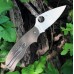 Складной нож Spyderco Urban SPRINT RUN C127PBN, сталь AEB-L Satin Plain, рукоять пластик FRN, коричневый