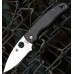 Складной нож Spyderco SHAMAN Sprint Run C229CFP, сталь CPM S90V Satin Plain, рукоять карбон, чёрный