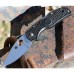 Нож складной Native 5 - Spyderco C41PBK5, сталь Crucible CPM® S30V™ Satin Plain, рукоять термопластик FRN, чёрный