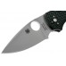 Нож складной Native 5 - Spyderco C41PBK5, сталь Crucible CPM® S30V™ Satin Plain, рукоять термопластик FRN, чёрный