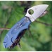 Складной нож Meerkat BLUE Spyderco C64PBLE, сталь V-Toku2 Satin Plain, рукоять термопластик FRN, синий