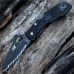 Складной нож Salt 1 - Spyderco C88SBBK, сталь H-1 Black Titanium Nitride Serrated, рукоять термопластик FRN, чёрный