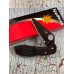 Складной нож Salt 1 - Spyderco C88SBBK, сталь H-1 Black Titanium Nitride Serrated, рукоять термопластик FRN, чёрный