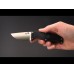 Нож с фиксированным клинком Enuff Spyderco FB31CPBK, сталь VG-10 Satin Plain, рукоять термопластик FRN, чёрный