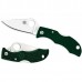 Нож складной Ladybug 3 - Spyderco LGREP3, сталь ZDP-189 Satin Plain, рукоять термопластик FRN, (British Racing Green) зелёный