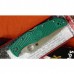 Складной нож Spyderco Endura 4 Flat Ground - 10FPGR, сталь VG-10 Satin Plain, рукоять термопластик FRN, зелёный