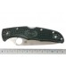 Нож складной Endura 4 Spyderco 10PGRE, сталь ZDP-189 Satin Plain, рукоять термопластик FRN, (British Racing Green) зелёный