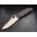 Нож складной Gayle Bradley Spyderco 134CFP, сталь CPM M4 Satin Plain, рукоять стеклотекстолит G10/карбон, чёрный