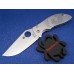 Нож складной Foundry Spyderco 160P, сталь Carpenter CTS™ - XHP Micro-Melt® Alloy Satin Plain, рукоять нержавеющая сталь