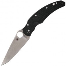 Нож складной Opus - Spyderco 218GP, сталь Crucible CPM® S30V™ Satin Plain, рукоять стеклотекстолит G10, чёрный