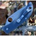 Нож складной Polestar Spyderco 220GPGY, сталь Carpenter CTS™ - BD1 Alloy Satin Plain, рукоять стеклотекстолит G10, чёрный