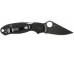 Нож складной Para 3 - Spyderco 223GPBK, сталь CPM® S30V™ Black DLC Coated Plain, рукоять стеклотекстолит G10, чёрный