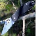 Нож складной Para 3 - Spyderco 223GPS, сталь Crucible CPM® S30V™ Satin Combo, рукоять стеклотекстолит G10, чёрный