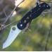 Нож складной A.T.R.™ 2 Spyderco C70GP2, сталь CPM-S30V Satin Plain, рукоять стеклотекстолит G10, чёрный