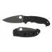 Нож складной Manix 2 XL Black - Spyderco 95GPBBK2, сталь Crucible CPM® S30V™ Black DLC-Coated Plain, рукоять G10, чёрный