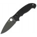 Нож складной Manix 2 XL Black - Spyderco 95GPBBK2, сталь Crucible CPM® S30V™ Black DLC-Coated Plain, рукоять G10, чёрный