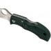 Нож складной ManBug Spyderco MGREP, сталь ZDP-189 Satin Plain, рукоять термопластик FRN, (British Racing Green) зелёный