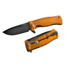 Нож складной SR-11 Ball-Bearing Flipper, Orange Solid® Aluminum Handle, Satin Finish Sleipner Stainless Steel