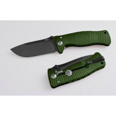 Нож складной SR-1, Solid® Green Anodized Aluminum Handle, Black MilSpec Finish D2 Tool Steel