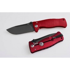 Нож складной SR-1, Solid® Red Anodized Aluminum Handle, Black MilSpec Finish D2 Tool Steel