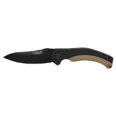 Нож складной Camillus Scorn Flipper, Carbonitride Titanium® Aus-8 Steel, Black / Brown FRN Handle 8.3 см.