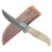 Нож Camillus Western 9.25" Skinner Fixed Blade Knife with Leather Sheath