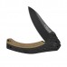 Нож складной Camillus Scorn Flipper, Carbonitride Titanium® Aus-8 Steel, Black / Brown FRN Handle 8.3 см.