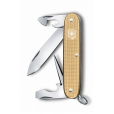 Нож перочинный Victorinox Alox Pioneer (0.8201.L19) 91 мм 8 функций, золотистый