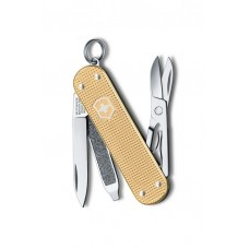 Нож перочинный Victorinox Alox Classic (0.6221.L19) 58 мм 5 функций, золотистый